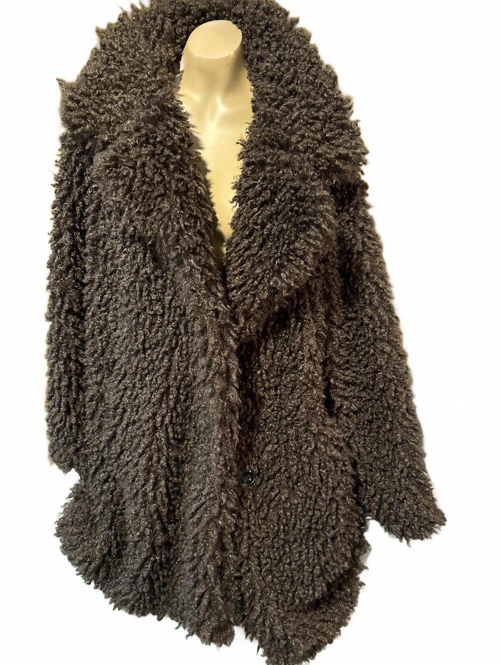 Urban Republic Brown faux fur Coat LG